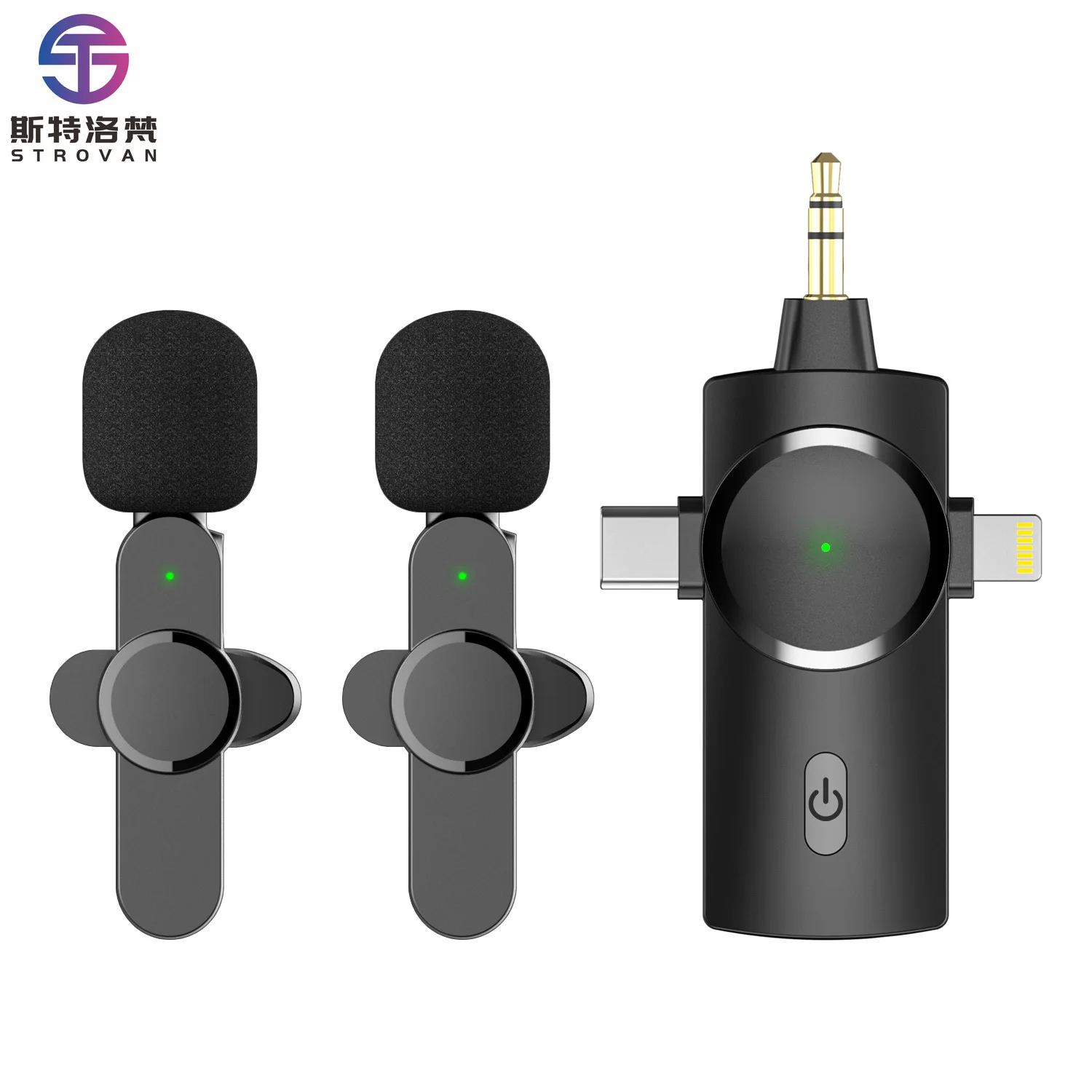 Wireless Microphone with AI Chip Noise Reduction -40dB Inhibition 48kHz/24-bit Recording Smart Limiter for Conference
Wireless Microphone with AI Chip Noise Reduction -40dB Inhibition 48kHz/24-bit Recording Smart Limiter for Conference