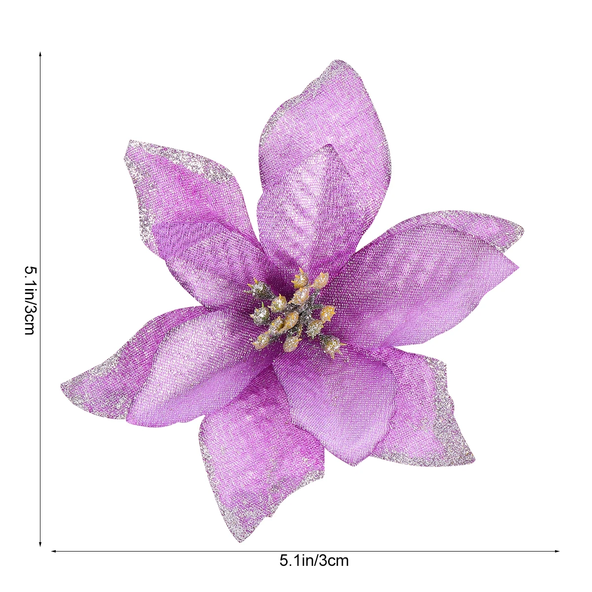 24 Pcs Christmas Flower Decoration Cloth Artificial Reusable Three LayersChristmas Tree Ornament Fake Flowers
24 Pcs Christmas Flower Decoration Cloth Artificial Reusable Three LayersChristmas Tree Ornament Fake Flowers