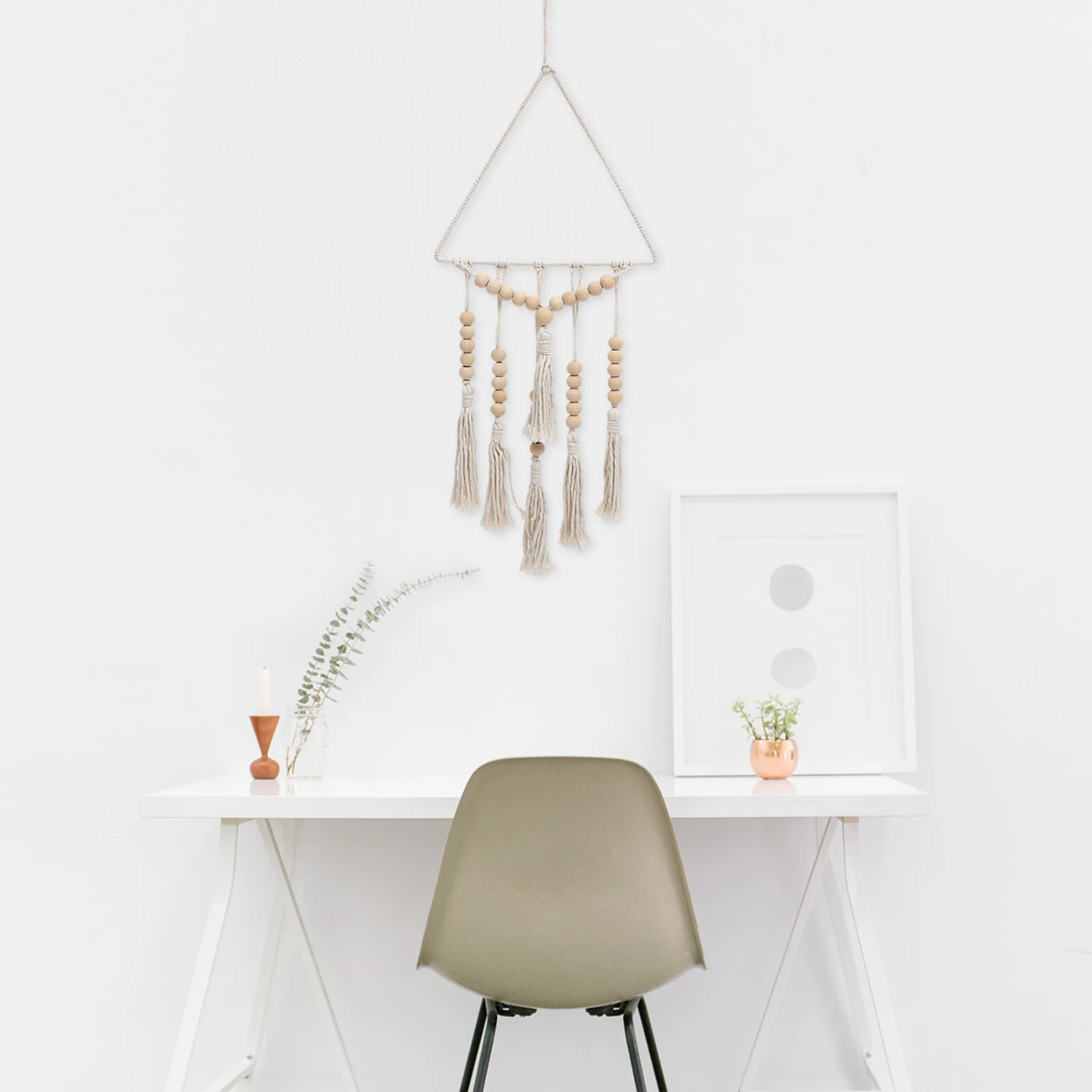 Bohemian Tapestry Macrame Wall Decor Cotton Rope Hanging Farmhouse Style Home Tassel Pendant Woven Material Lightweight
Bohemian Tapestry Macrame Wall Decor Cotton Rope Hanging Farmhouse Style Home Tassel Pendant Woven Material Lightweight