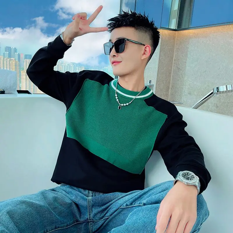 Sweatshirt for Men Top T-shirt White Male Clothes Pullover Splicing Hoodieless Aesthetic Harajuku Fashion No Brand Loose S Sweat
Sweatshirt for Men Top T-shirt White Male Clothes Pullover Splicing Hoodieless Aesthetic Harajuku Fashion No Brand Loose S Sweat