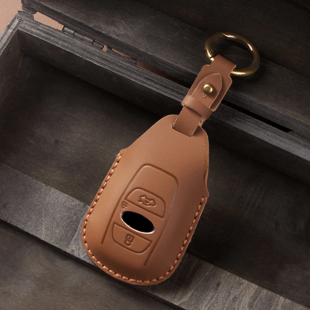 Leather Car Key Cover for Subaru Legacy XV Forester Outback BRZ SIT Accessories Auto Remote Key Shell Case
Leather Car Key Cover for Subaru Legacy XV Forester Outback BRZ SIT Accessories Auto Remote Key Shell Case