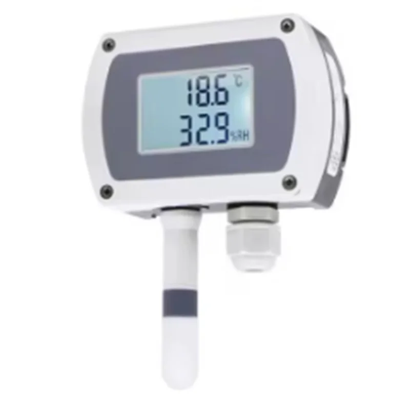 AT19-RS485 Modbus Temperature And Humidity Transmitter Sensor Wall-Mounted With Display Track Installation