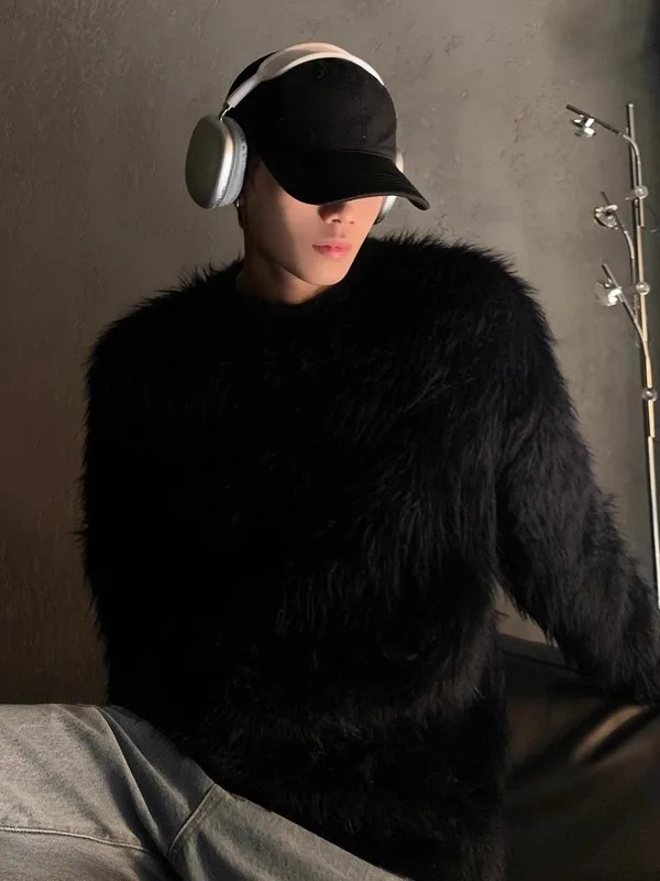 Soft Mink Velvet Knitwear Loose round Ne Men's Base Layer Pure Color Comfortable Casual Sle Winter Faion Basic T-irt
Soft Mink Velvet Knitwear Loose round Ne Men's Base Layer Pure Color Comfortable Casual Sle Winter Faion Basic T-irt