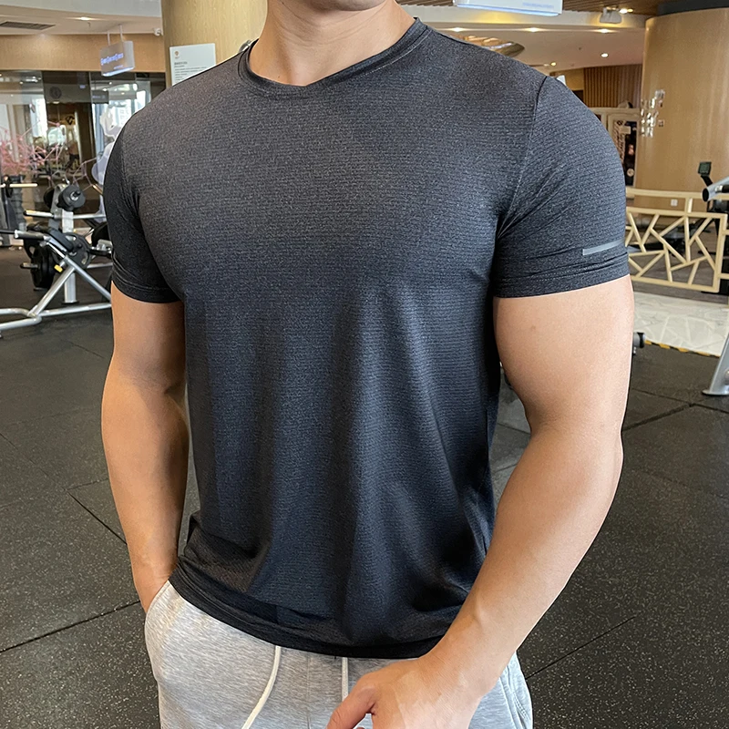 Running Short Sleeve Men Quick Dry T Shirt Gym Jerseys Fitness Shirt Trainer Outdoor Workout T-Shirt Breathable Sportswear Solid
Running Short Sleeve Men Quick Dry T Shirt Gym Jerseys Fitness Shirt Trainer Outdoor Workout T-Shirt Breathable Sportswear Solid