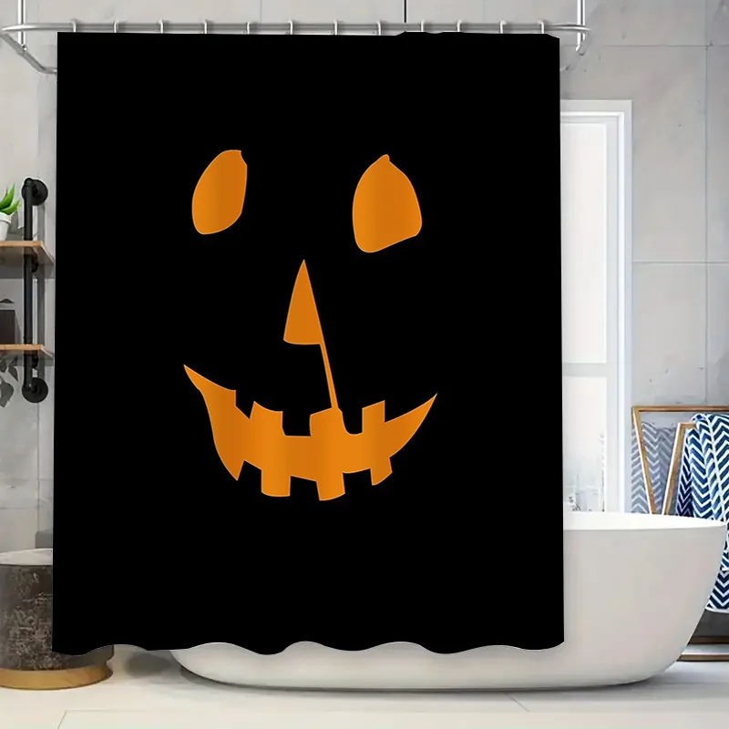 Halloween Shower Curtain Spooky Skull Pumpkin Bat Gothic Horror Bathroom Decor Set
Halloween Shower Curtain Spooky Skull Pumpkin Bat Gothic Horror Bathroom Decor Set