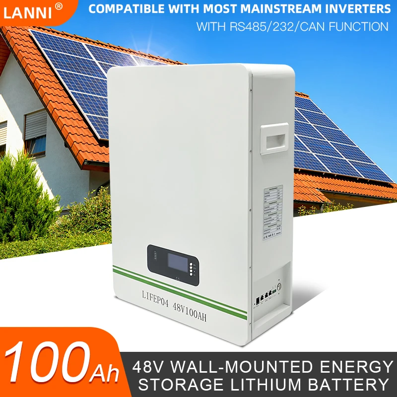 51.2v100Ah lithium iron phosphate solar home energy storage and power generation 200Ah wall-mounted lithium battery 10KWh
51.2v100Ah lithium iron phosphate solar home energy storage and power generation 200Ah wall-mounted lithium battery 10KWh