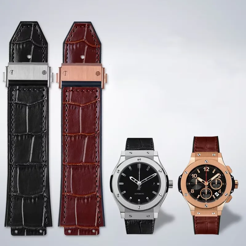 Genuine Leather Watch Band For Hublot Big Bang Series Cowhide Strap For Men Wristband With Tools Accessories Bracelet 26*19mm
Genuine Leather Watch Band For Hublot Big Bang Series Cowhide Strap For Men Wristband With Tools Accessories Bracelet 26*19mm