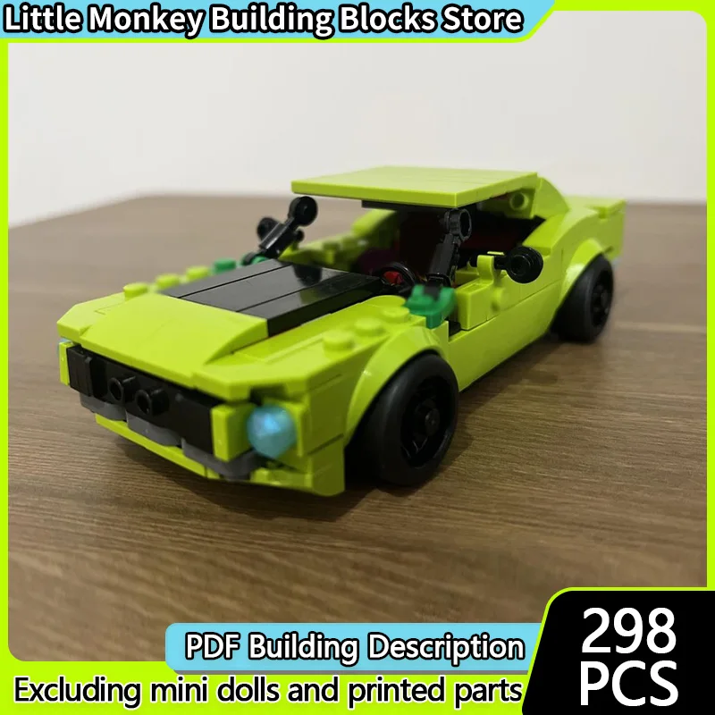 Speed Racing Car Model MOC Building Bricks Retro Mustang Fastback Modular Technology Children Holiday Gifts Assemble Toys Suit
Speed Racing Car Model MOC Building Bricks Retro Mustang Fastback Modular Technology Children Holiday Gifts Assemble Toys Suit