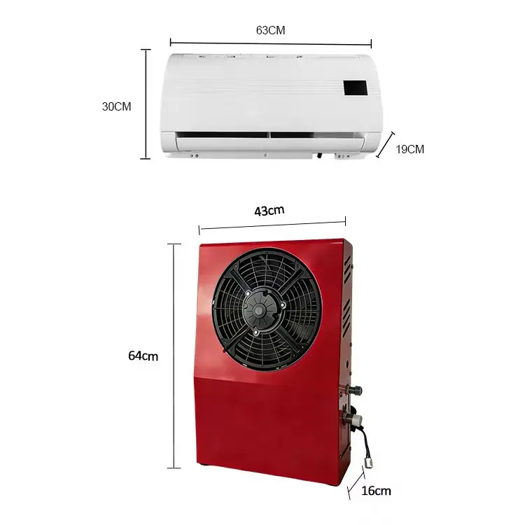 Semi Truck AC 12v Car Air Conditioning Electric Semi-truck Battery Apu AC Unit for Truck 24v Parking air Conditioning
Semi Truck AC 12v Car Air Conditioning Electric Semi-truck Battery Apu AC Unit for Truck 24v Parking air Conditioning