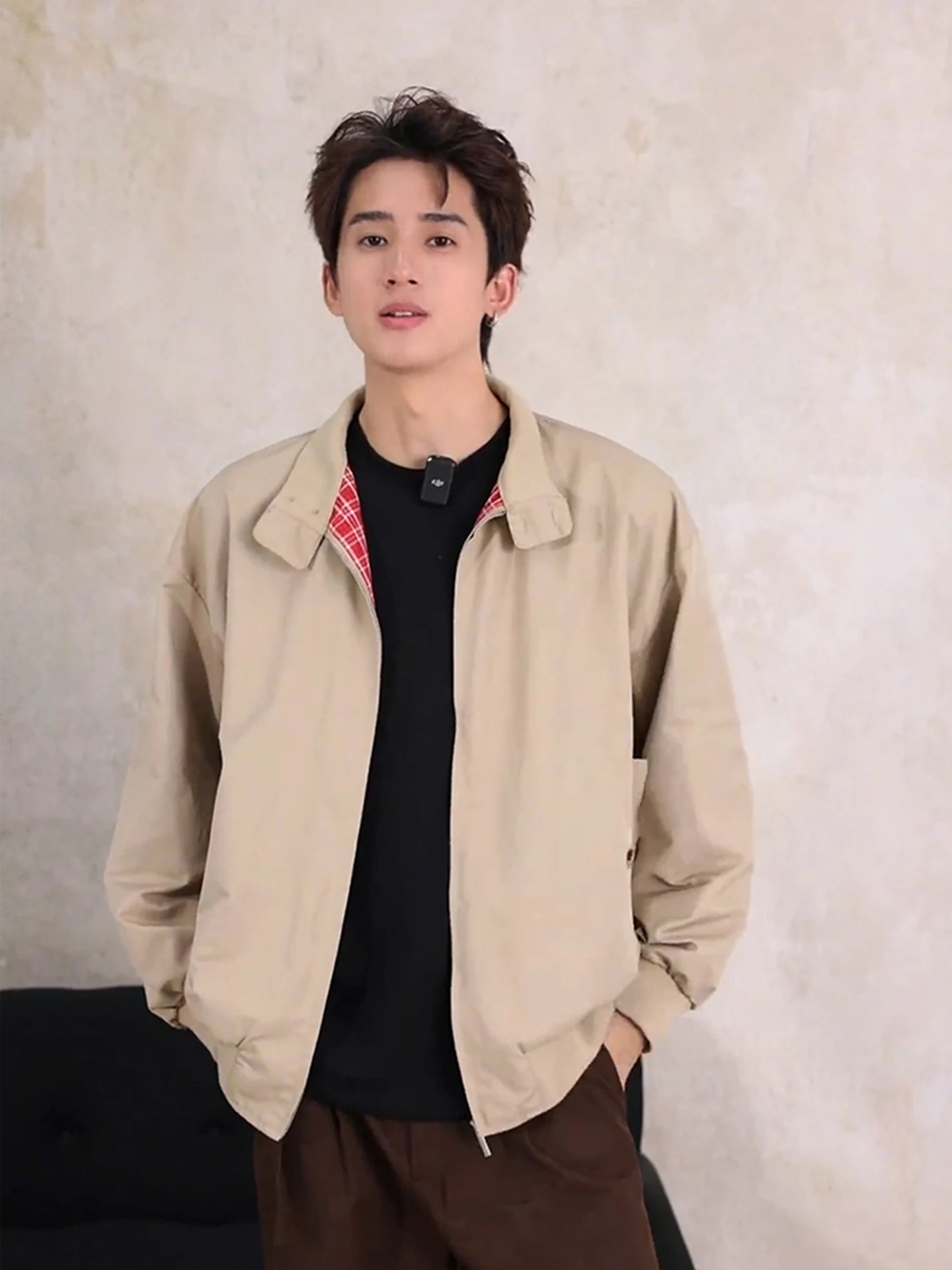 Khaki Plaid Splicing Men's Jaet Autumn Cleanfit Harlington Pilot Design Baseball Sle Loose Fit Daily Wear Teenager
Khaki Plaid Splicing Men's Jaet Autumn Cleanfit Harlington Pilot Design Baseball Sle Loose Fit Daily Wear Teenager