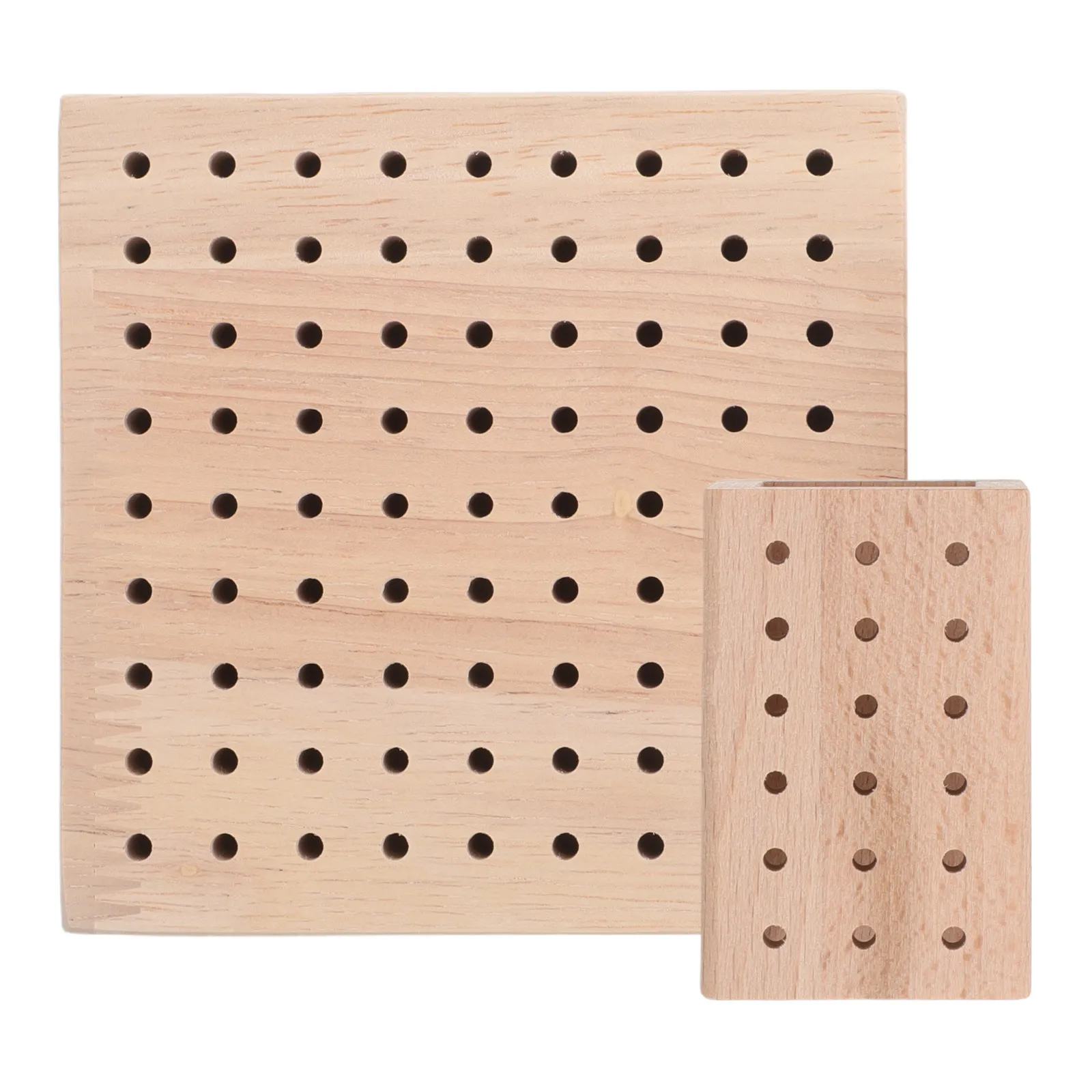 2Pcs Nail Drill Bit Holder Organizer Wooden Display Board 18-Hole 81-Hole Nail Tool Storage Case for Professional Salon Home Use
2Pcs Nail Drill Bit Holder Organizer Wooden Display Board 18-Hole 81-Hole Nail Tool Storage Case for Professional Salon Home Use