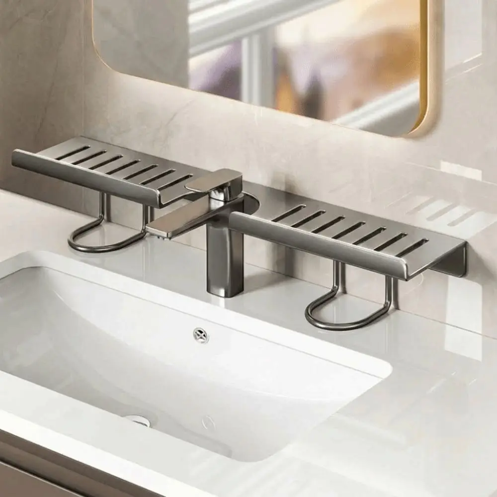 Mesh Bathroom Storage Rack Water Drainage Simple Faucet Storage Shelf No-Drill Universal No-Drill Sink Shelf Washstand Storage
Mesh Bathroom Storage Rack Water Drainage Simple Faucet Storage Shelf No-Drill Universal No-Drill Sink Shelf Washstand Storage