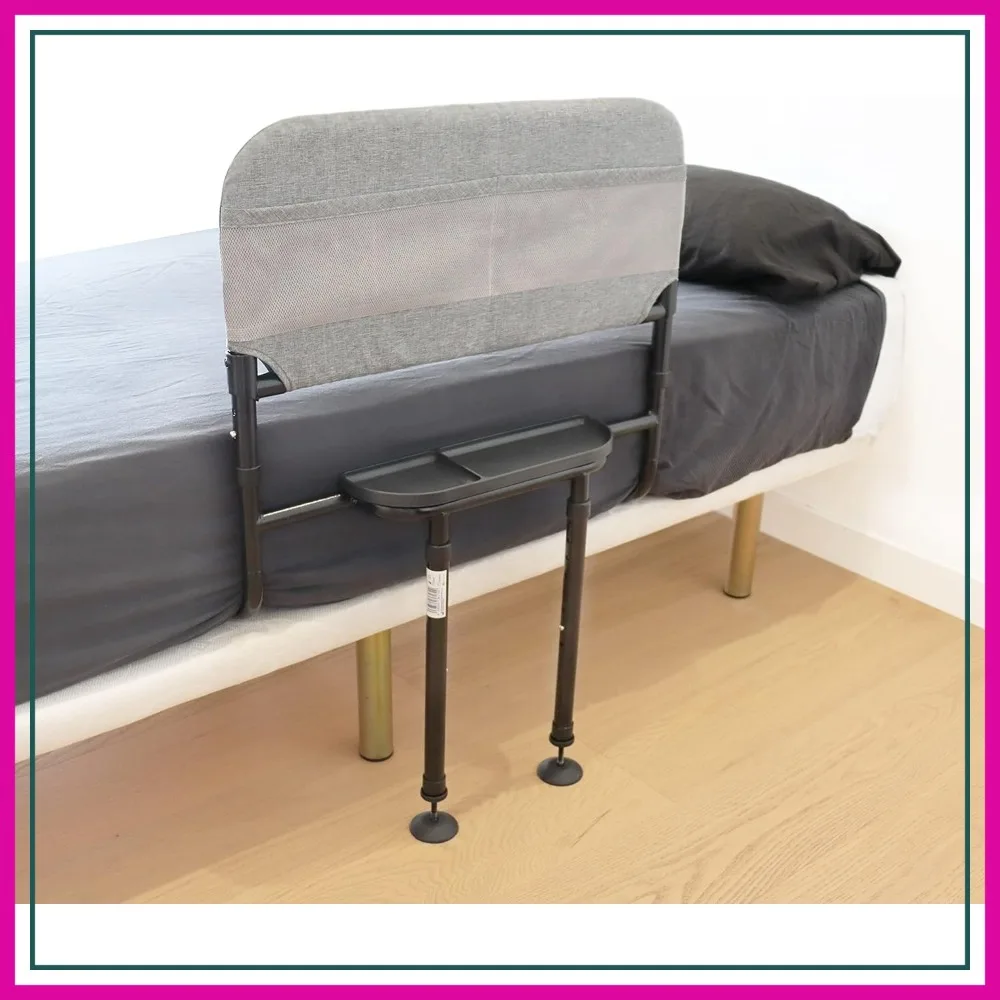 Adjustable Bed Assist Rail with Storage Pocket & Tray, Fixing Straps, Fits Twin/Full/Queen
Adjustable Bed Assist Rail with Storage Pocket & Tray, Fixing Straps, Fits Twin/Full/Queen