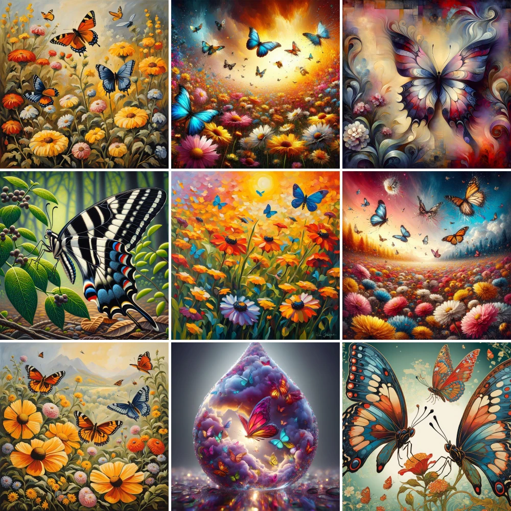 Flowers Butterfly Pre-Printed Cross-Stitch DIY Embroidery Complete Kit Sewing Handiwork Handicraft Handmade Jewelry Gift Needle
Flowers Butterfly Pre-Printed Cross-Stitch DIY Embroidery Complete Kit Sewing Handiwork Handicraft Handmade Jewelry Gift Needle