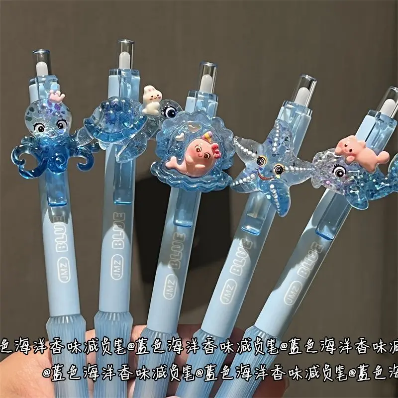 12 Pcs Blue Ocean Fragrance Burden Reduction Pendant Gel Pen Ins Wind High Value Press Student 0.5mm
12 Pcs Blue Ocean Fragrance Burden Reduction Pendant Gel Pen Ins Wind High Value Press Student 0.5mm