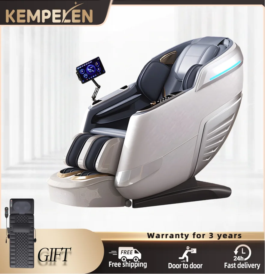 Массажное кресло 3D SL-Track для всего тела | Тайский массаж • Нулевая гравитация • Тепловая терапия | Умный сканер здоровья и роликовый массажер для ног
Массажное кресло 3D SL-Track для всего тела | Тайский массаж • Нулевая гравитация • Тепловая терапия | Умный сканер здоровья и роликовый массажер для ног