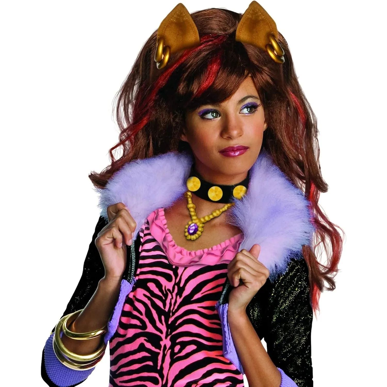 Милый парик Clawdeen Wolf из Monster High для девочек, детские аксессуары для косплея на Хэллоуин, рождественские подарки
Милый парик Clawdeen Wolf из Monster High для девочек, детские аксессуары для косплея на Хэллоуин, рождественские подарки