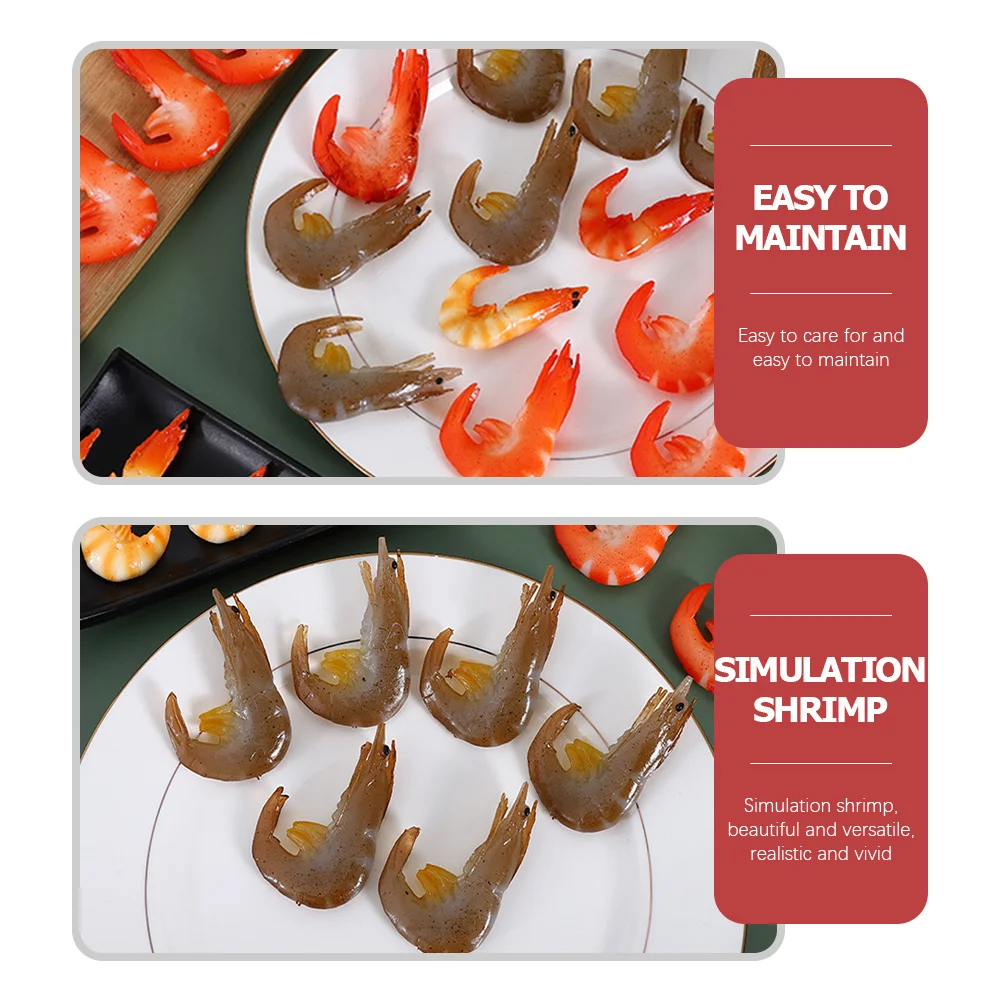 5Pcs Lifelike Simulation Shrimp Decorations Photo Props Artificial Shrimp Models for Home Stage Scene Layout Fake Food Model
5Pcs Lifelike Simulation Shrimp Decorations Photo Props Artificial Shrimp Models for Home Stage Scene Layout Fake Food Model
