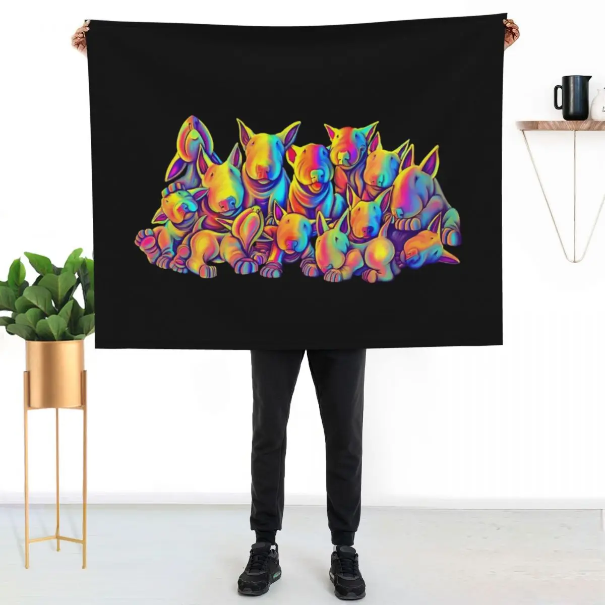 Group of Bullterriers Throw Blanket Cozy Light Blanket for Travel Camping Picnic
Group of Bullterriers Throw Blanket Cozy Light Blanket for Travel Camping Picnic
