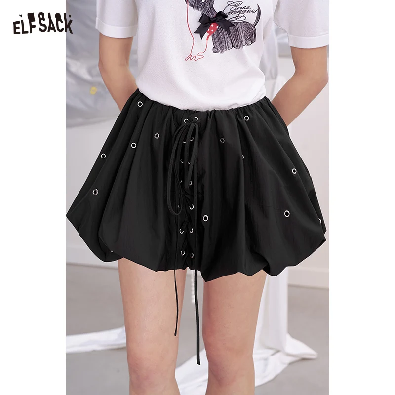 ELFSACK 2025 Summer New Arrivals Lace Up Puffy Skirt Half Body Short Skirt For Women
ELFSACK 2025 Summer New Arrivals Lace Up Puffy Skirt Half Body Short Skirt For Women