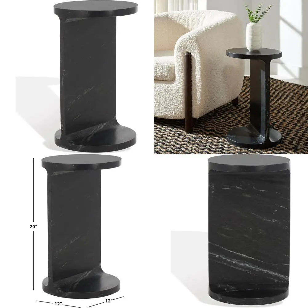 Couture Collection Melinda Black Marble Accent C-Table (ully Assembled)
Couture Collection Melinda Black Marble Accent C-Table (ully Assembled)