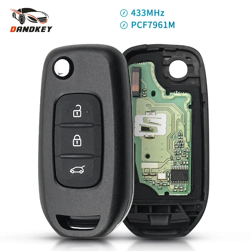 Dandkey Car Remote Control Key For Renault Megane III Dacia Duster Kadjar Captur Symbol 4A PCF7961M Chip 434Mhz FSK Original
Dandkey Car Remote Control Key For Renault Megane III Dacia Duster Kadjar Captur Symbol 4A PCF7961M Chip 434Mhz FSK Original