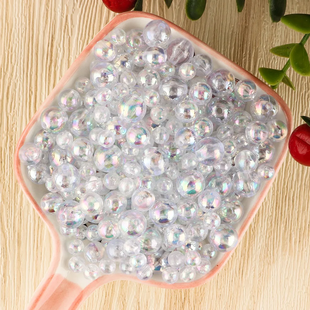 6/8/10mm Transparent Glossy Acrylic Beads Mix Set For Making DIY Keychain Necklace Bracelet Pen Accessories
6/8/10mm Transparent Glossy Acrylic Beads Mix Set For Making DIY Keychain Necklace Bracelet Pen Accessories