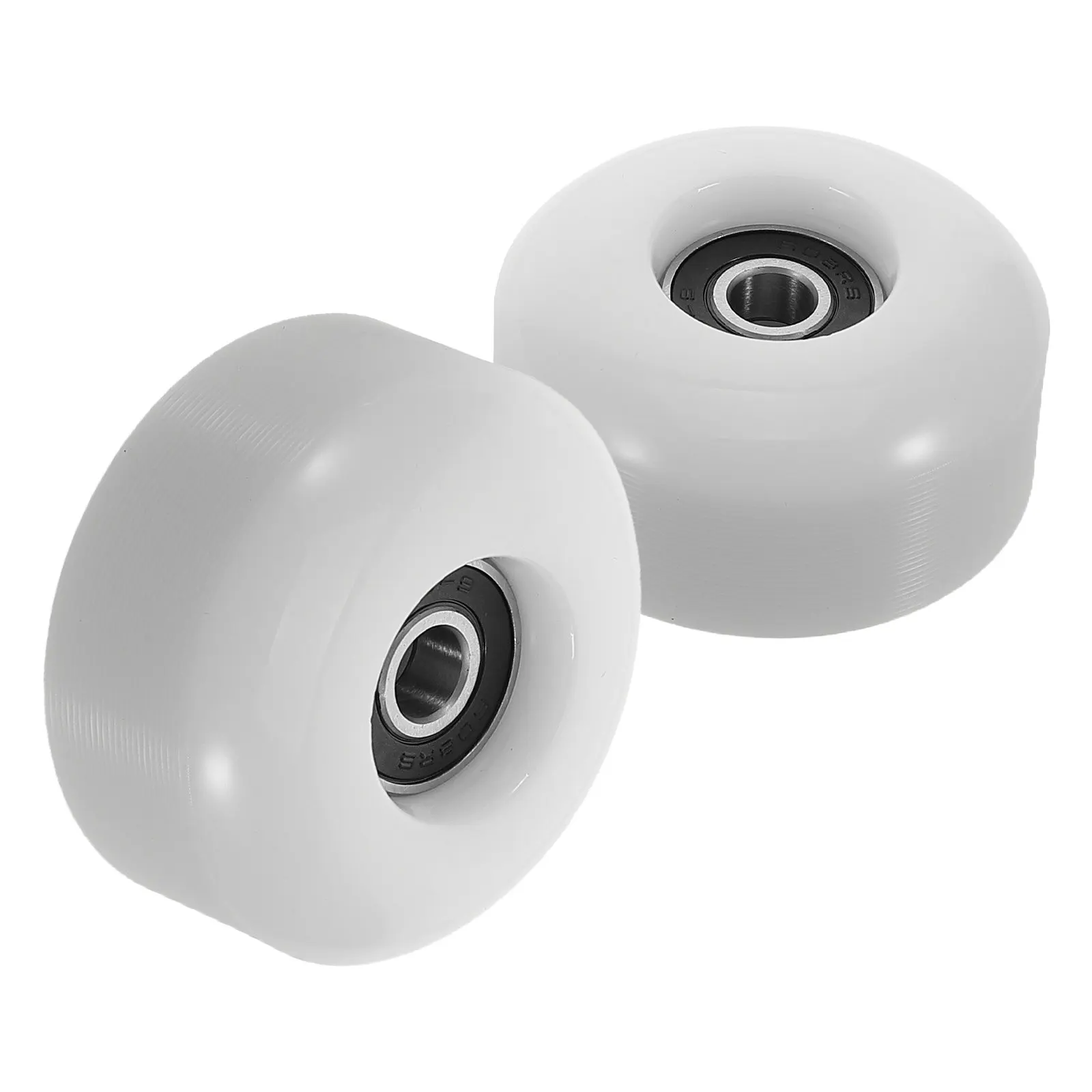 2Pcs 95A PU Skateboard Wheel Set Street Replacement Wheels High Durability Smooth Riding Performance for Professional