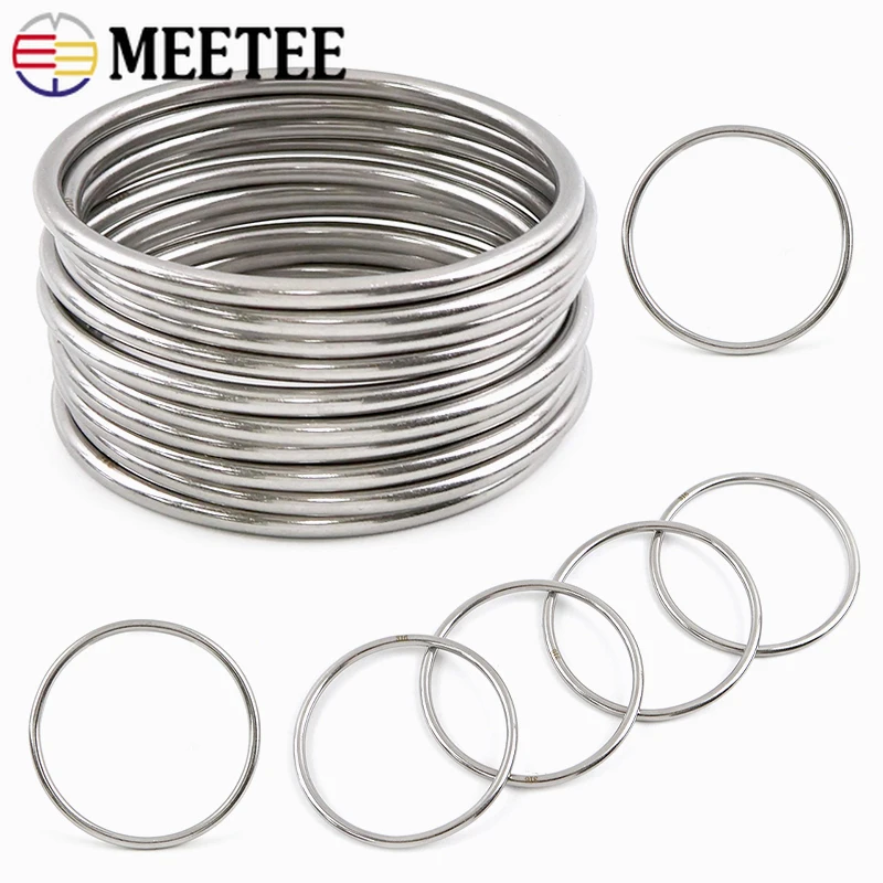 2-5Pcs 15-100mm Stainless Steel Buckles Bags Strap O Ring Connector Pet Collar Loop Keychain Carabiner Clip Hardware Accessories
2-5Pcs 15-100mm Stainless Steel Buckles Bags Strap O Ring Connector Pet Collar Loop Keychain Carabiner Clip Hardware Accessories