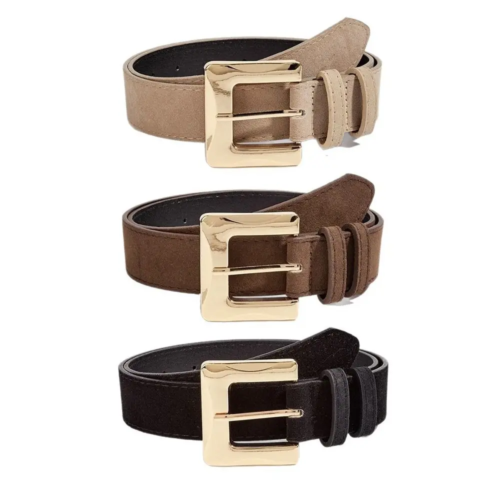 Fashion Frosted Suede Leather Belt All-Match Luxury Design Pin Buckle Waistband Retro Casual Trouser Dress Belts For Women
Fashion Frosted Suede Leather Belt All-Match Luxury Design Pin Buckle Waistband Retro Casual Trouser Dress Belts For Women