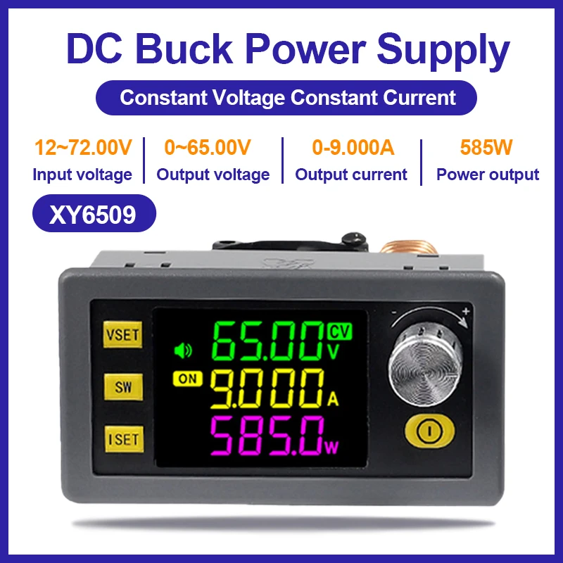 XY6506/XY6509 Регулируемый источник питания постоянного тока с ЧПУ, постоянное напряжение, постоянный ток, солнечный зарядный модуль 0-65 В, 6 А/9 А, 390 Вт/585 Вт
XY6506/XY6509 Регулируемый источник питания постоянного тока с ЧПУ, постоянное напряжение, постоянный ток, солнечный зарядный модуль 0-65 В, 6 А/9 А, 390 Вт/585 Вт