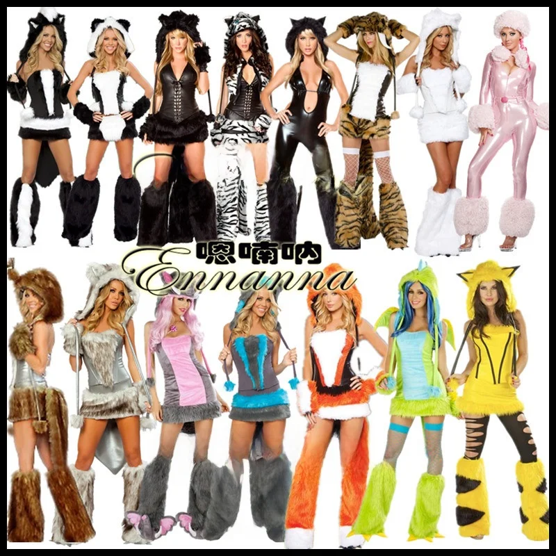 Halloween Queen Costume Furry Christmas Nightclub Girl Animal Cosplay Uniform Party Performance Clothes Polyester Fiber
Halloween Queen Costume Furry Christmas Nightclub Girl Animal Cosplay Uniform Party Performance Clothes Polyester Fiber