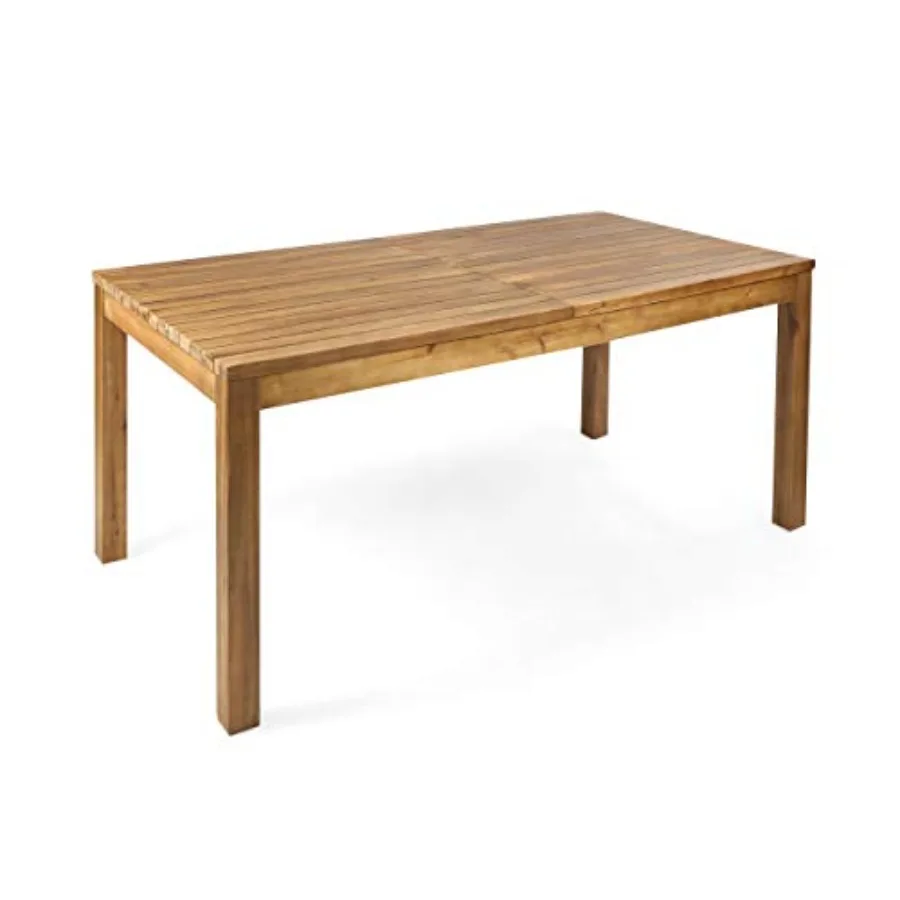 Wilson Outdoor Expandable Acacia Wood Dining Table, Teak Finish
Wilson Outdoor Expandable Acacia Wood Dining Table, Teak Finish