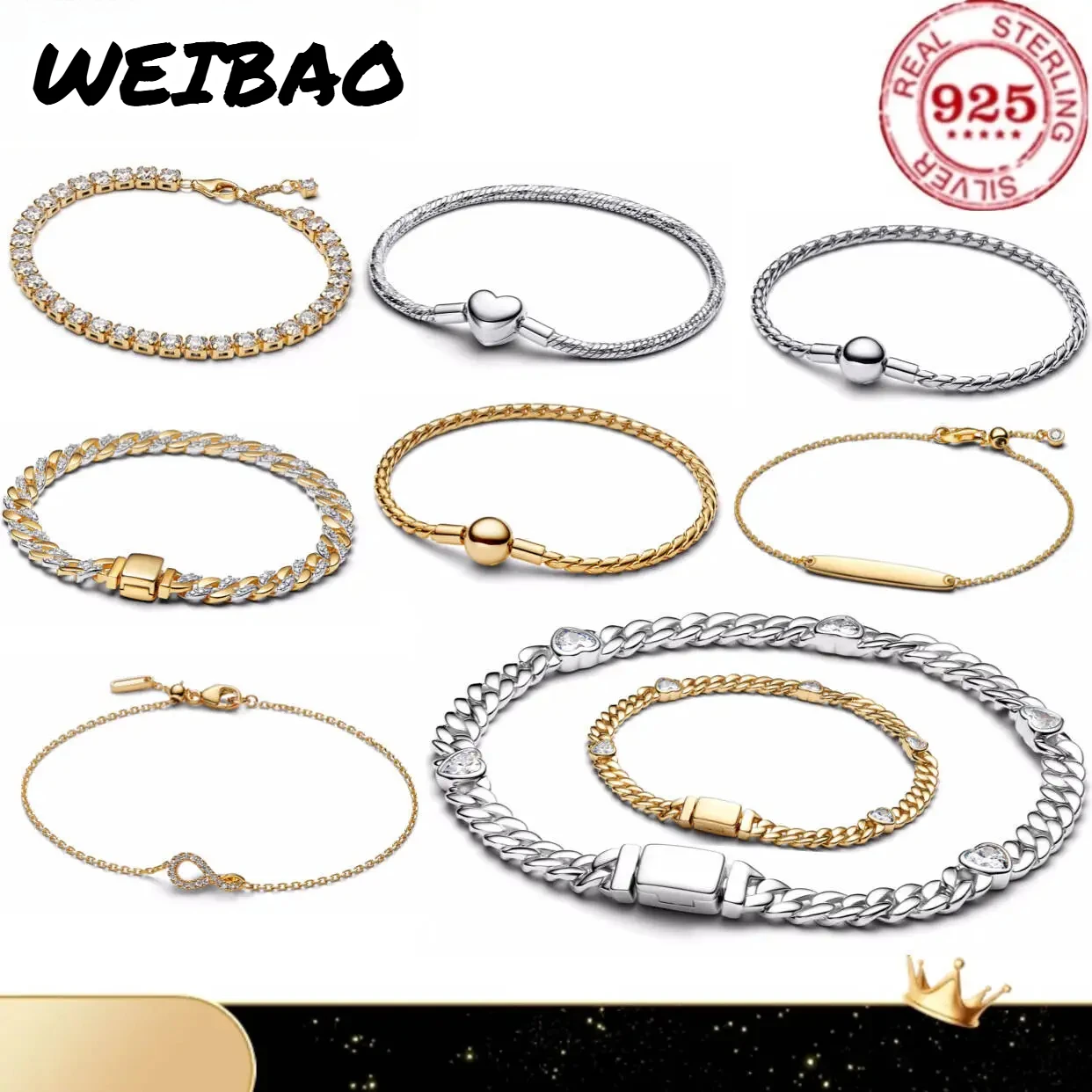 2026 New 925Pure Silver Shining Heart to Heart Eternal Tennis Slippery Bracelet Fashion DIY Charm Women's Jewelry Exquisite Gift
2026 New 925Pure Silver Shining Heart to Heart Eternal Tennis Slippery Bracelet Fashion DIY Charm Women's Jewelry Exquisite Gift