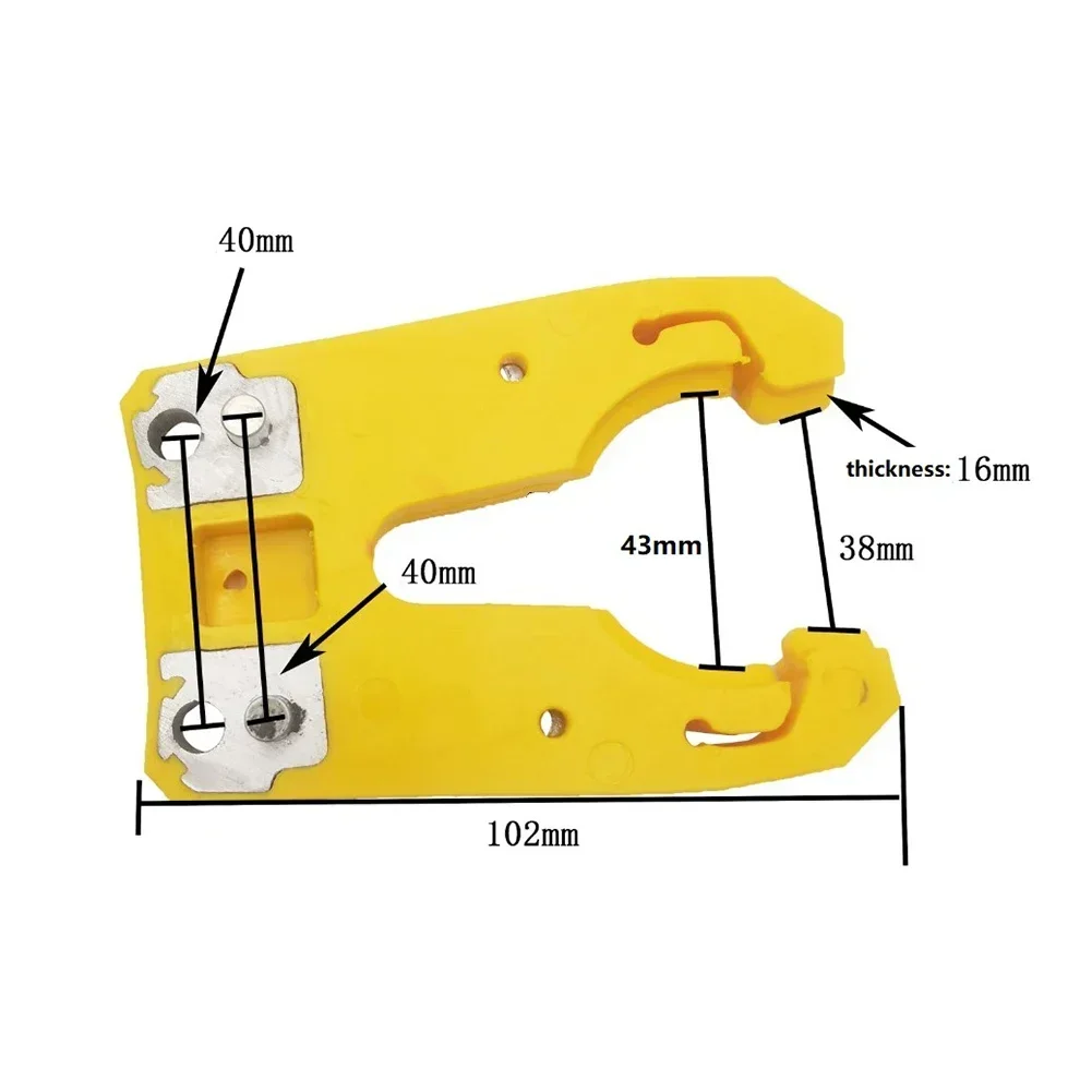 ISO30 Tool Holder Claw Clamp Iron+ABS Flame Proof Rubber For CNC Auto Tools For CNC Router Machine Engraving Machine
ISO30 Tool Holder Claw Clamp Iron+ABS Flame Proof Rubber For CNC Auto Tools For CNC Router Machine Engraving Machine