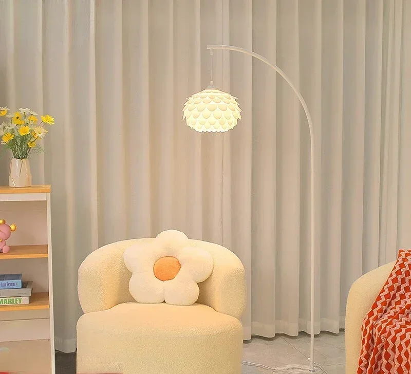 Cream Atmosphere Night Fish Luring Lamp Floor Lamp Living Room Bedroom Sofa Good-looking Decoration Japanese Vertical Table Lamp
Cream Atmosphere Night Fish Luring Lamp Floor Lamp Living Room Bedroom Sofa Good-looking Decoration Japanese Vertical Table Lamp