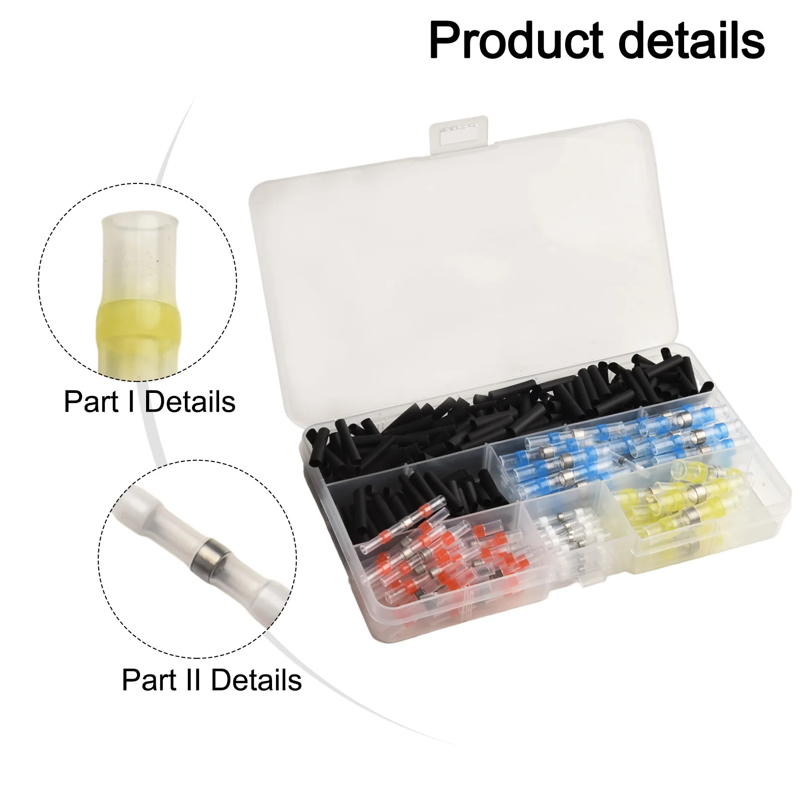 Reliable Waterproof For Heat Shrink Solder Connectors 300PCS Seal Sleeve Butt Terminals for Marine and Automotive
Reliable Waterproof For Heat Shrink Solder Connectors 300PCS Seal Sleeve Butt Terminals for Marine and Automotive