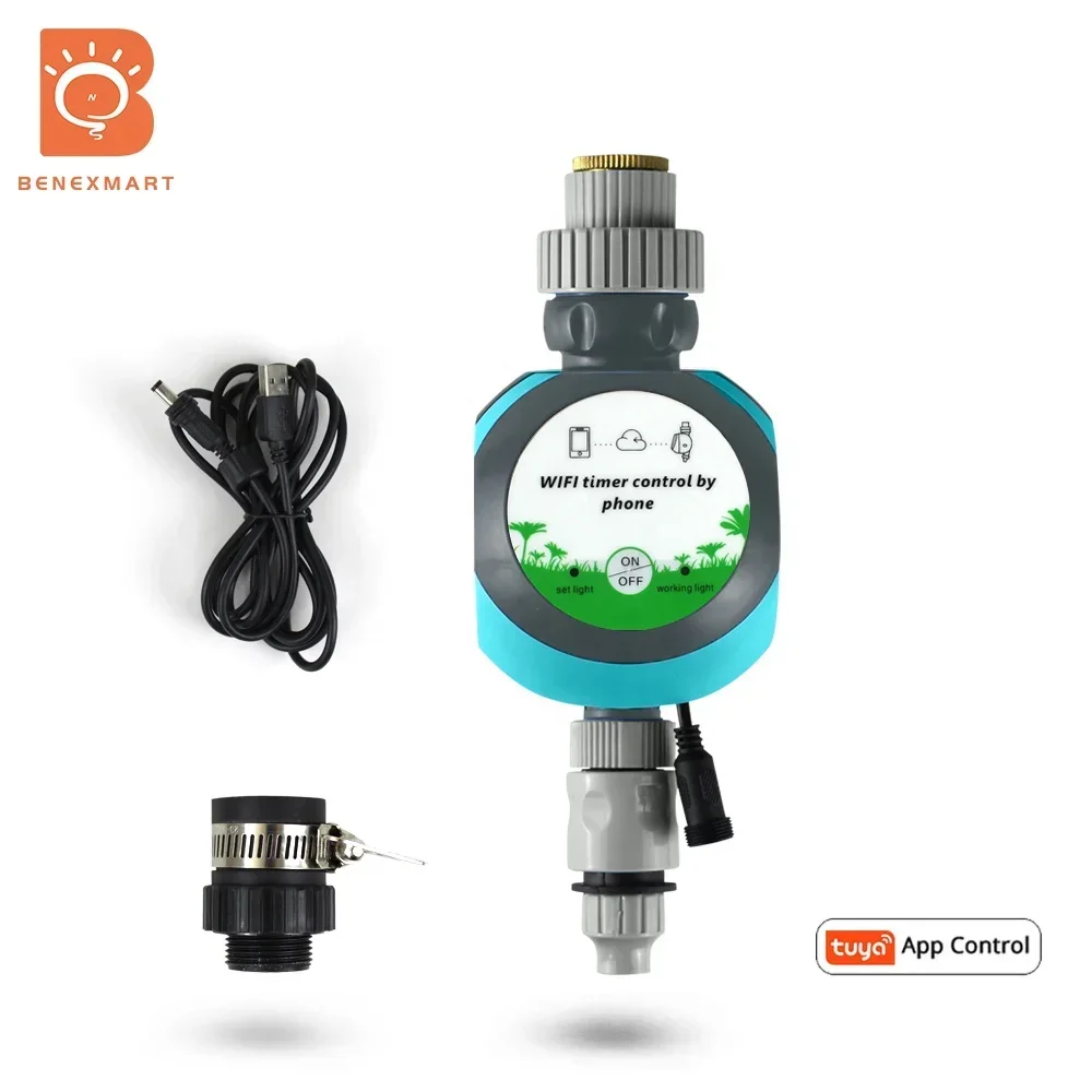 Benexmart Tuya Irrigation Water Pump Controller Time Automatic electronic irrigation garden water timer
Benexmart Tuya Irrigation Water Pump Controller Time Automatic electronic irrigation garden water timer