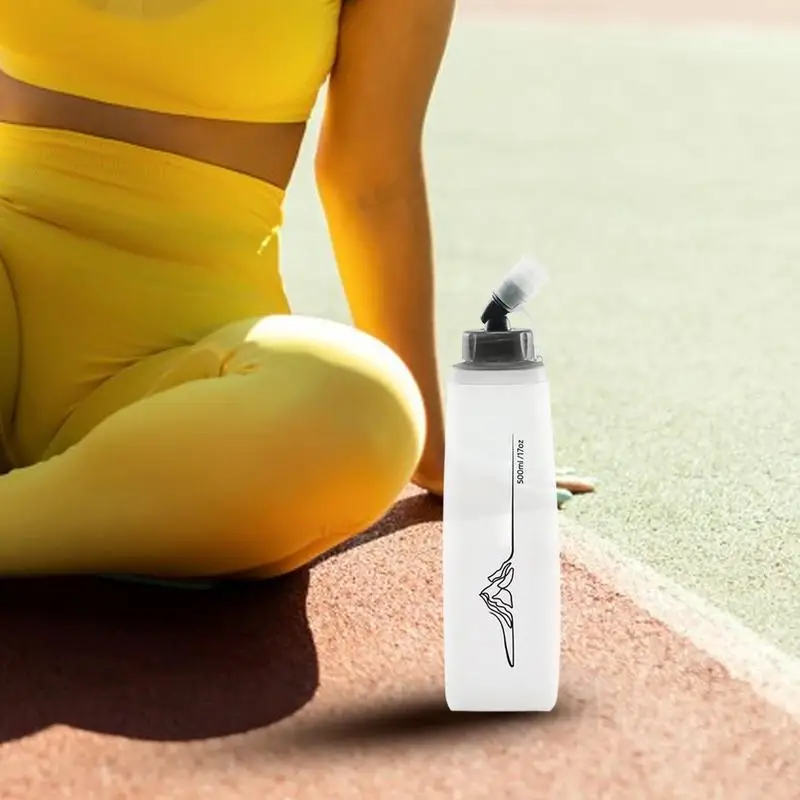 Running Soft Flask Portable Drink Bags Folding Water Bottle Reusable 500ml Outdoor Sports Accessory Foldable Hydration Flask
Running Soft Flask Portable Drink Bags Folding Water Bottle Reusable 500ml Outdoor Sports Accessory Foldable Hydration Flask
