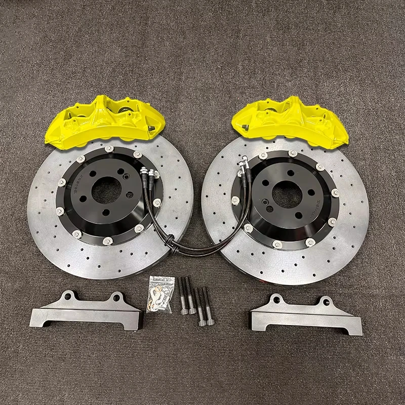 New Racing Big Brake Kit GTSV6/GT6/18Z/F50 Caliper with Carbon Fiber Ceramic Disc LCCB Custom 380MM-440MM Rotors
New Racing Big Brake Kit GTSV6/GT6/18Z/F50 Caliper with Carbon Fiber Ceramic Disc LCCB Custom 380MM-440MM Rotors