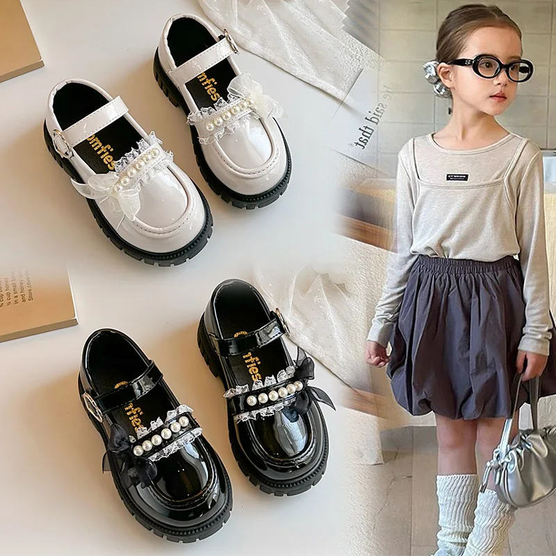 Children Princess Shoes Sweet Lace Bows Kids Flat Shoes Soft Bottom 2026 Fashion Girls Casual Shoes Round Toes Non-slip Trendy
Children Princess Shoes Sweet Lace Bows Kids Flat Shoes Soft Bottom 2026 Fashion Girls Casual Shoes Round Toes Non-slip Trendy