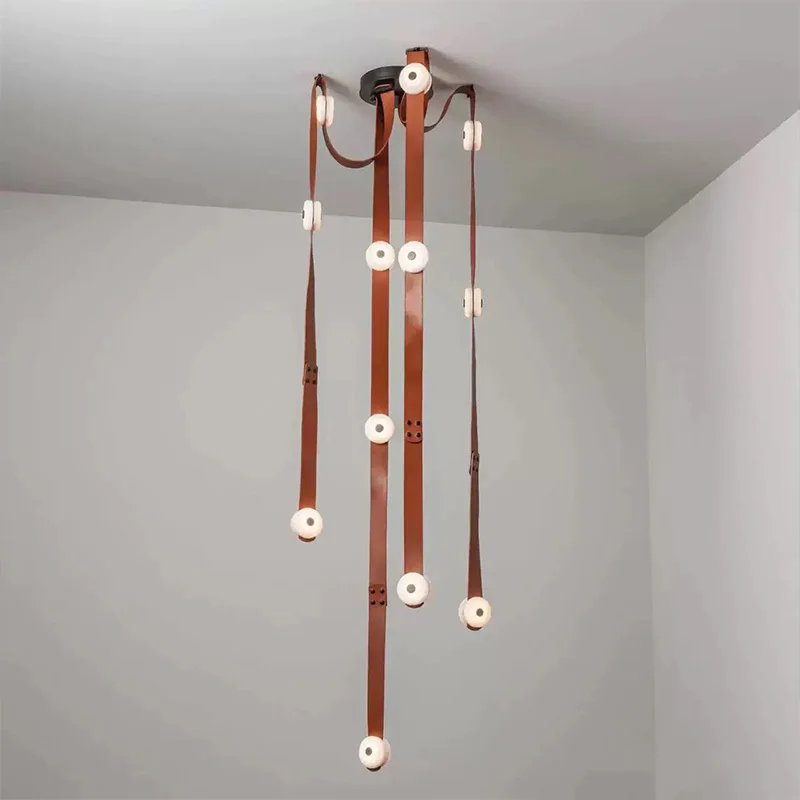 Dimmable Modern LED white leather marble chandelier, size can be customised for living room, dining room ceiling Luster
Dimmable Modern LED white leather marble chandelier, size can be customised for living room, dining room ceiling Luster