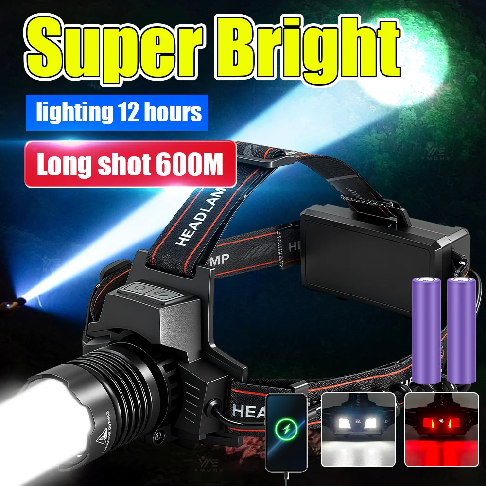 Super Bright White Laser Headlamp LED Rechargeable 18650 Battery Cap Light High Power Headlight Waterproof Camping Lantern Gift
Super Bright White Laser Headlamp LED Rechargeable 18650 Battery Cap Light High Power Headlight Waterproof Camping Lantern Gift
