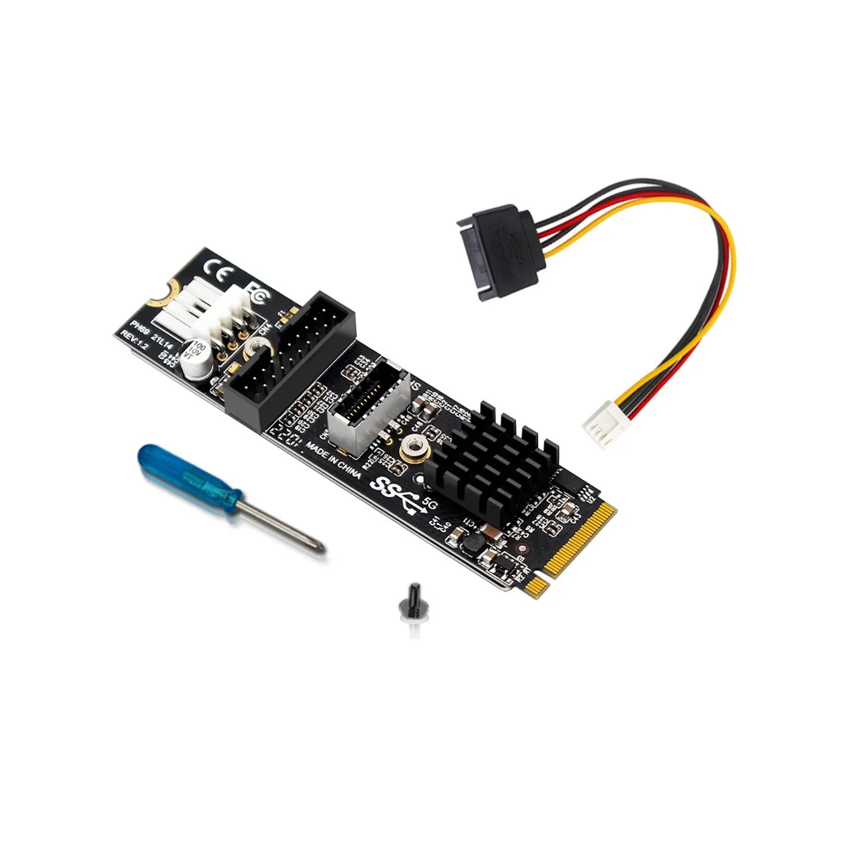 AB20-M.2 PCI E To USB3.0 TYPE-C+19/20P Interface Expansion Card Graphic Video Card Extender M2 To PCI-E Transfer Mining Riser
AB20-M.2 PCI E To USB3.0 TYPE-C+19/20P Interface Expansion Card Graphic Video Card Extender M2 To PCI-E Transfer Mining Riser