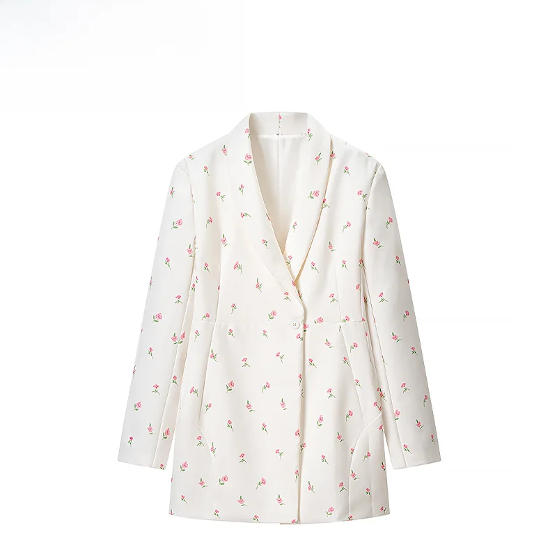 Fashionable Long Sleeve Suit Jacket Women's Spring New Style Versatile Design Polyester Fabric Business Scene Casual Wear
Fashionable Long Sleeve Suit Jacket Women's Spring New Style Versatile Design Polyester Fabric Business Scene Casual Wear