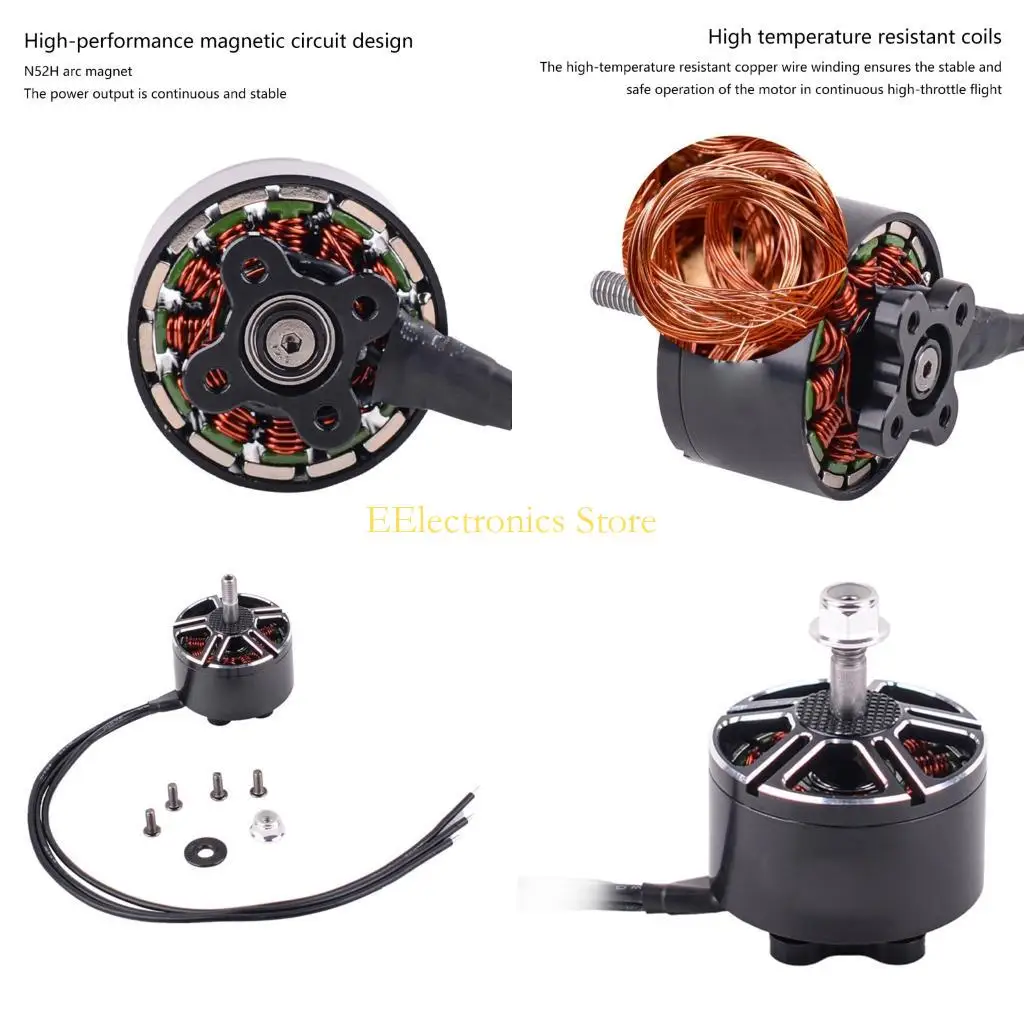 B03C Brushless Motor 3S-6S 3115 900KV Multirotors Motor for Multicopters Plane Fixed-wing Aircraft 9" 10" Propellers Drones
B03C Brushless Motor 3S-6S 3115 900KV Multirotors Motor for Multicopters Plane Fixed-wing Aircraft 9" 10" Propellers Drones