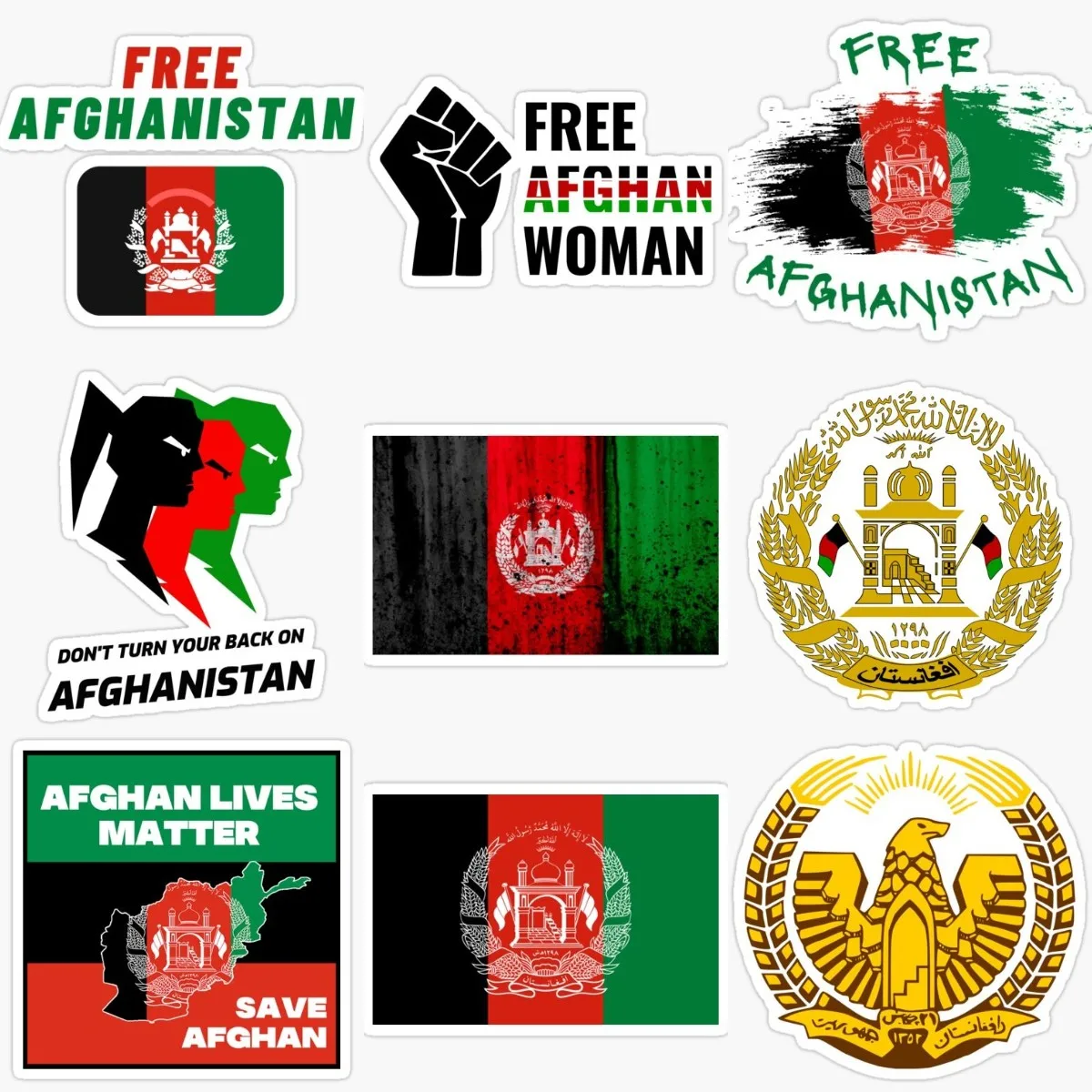 Creative Afghanistan Flag National Emblem PVC Waterproof Sticker for Decorate Window Fridge Wall Car Van Helmet Bumper Decal
Creative Afghanistan Flag National Emblem PVC Waterproof Sticker for Decorate Window Fridge Wall Car Van Helmet Bumper Decal