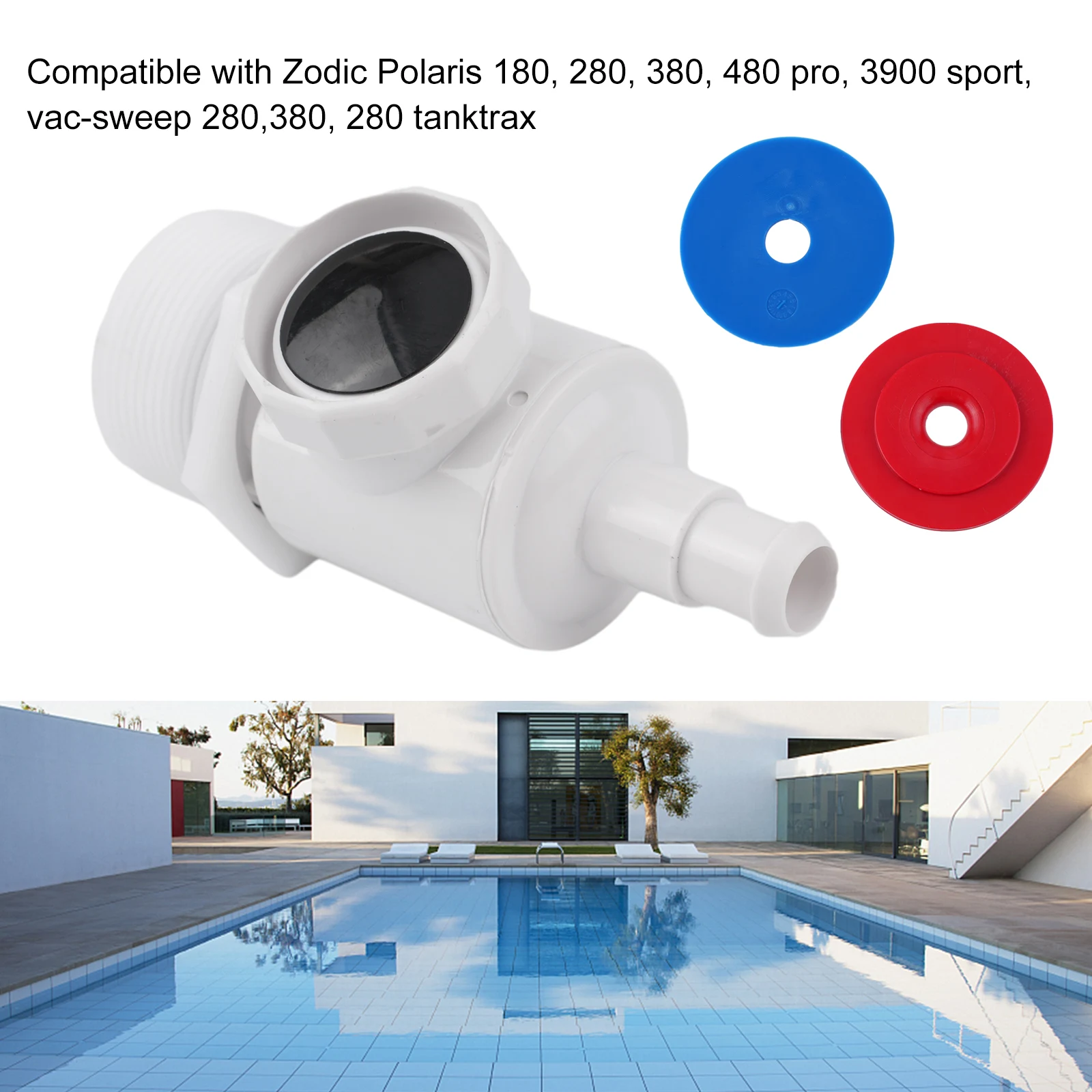 1pcs Ensure Thorough Pool Cleaning With Wall Fitting Connector Suitable For Polaris 180 280 380 & 9 100 9001
1pcs Ensure Thorough Pool Cleaning With Wall Fitting Connector Suitable For Polaris 180 280 380 & 9 100 9001