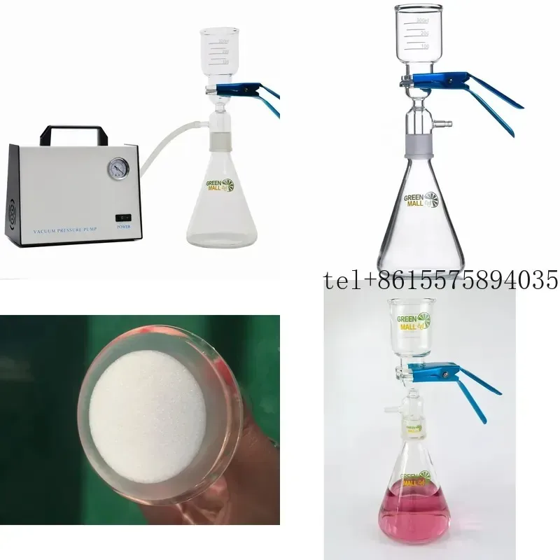 Hot Lab Use 1000ml Vacuum Filtration System with LMP-85 Oiless Diaphragm Vacuum Pump All Glass Holder Solvent Filtration
Hot Lab Use 1000ml Vacuum Filtration System with LMP-85 Oiless Diaphragm Vacuum Pump All Glass Holder Solvent Filtration