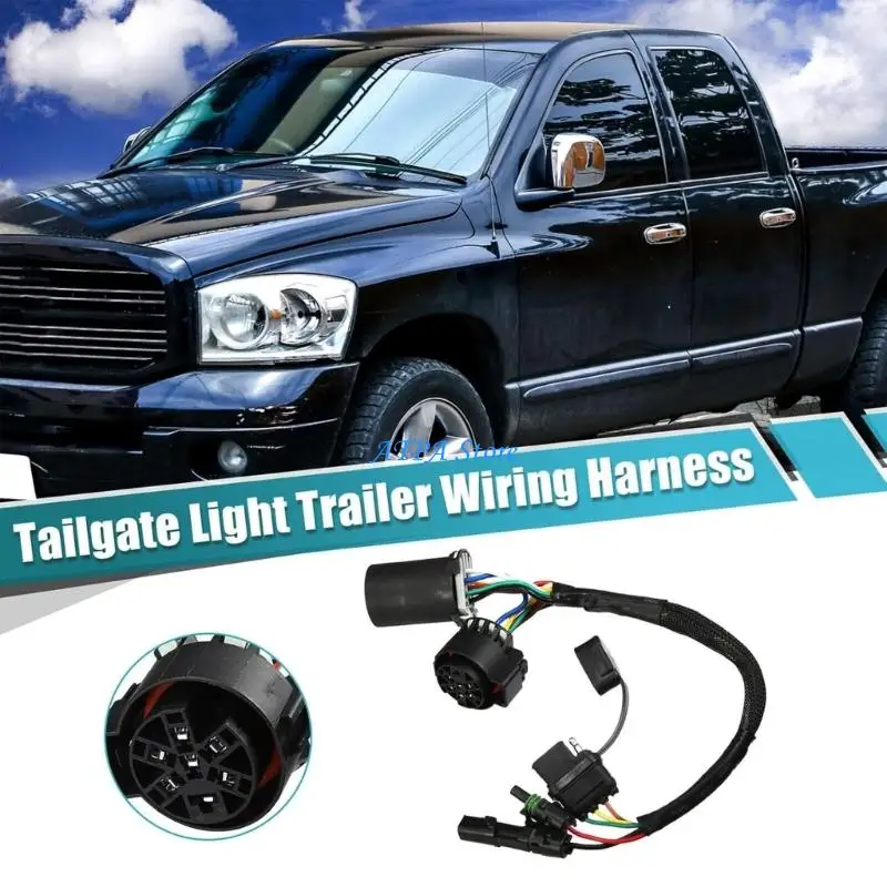U13C Trailer Wiring Harness Adapter 7 Way to 4 Way 12V Truck Rear Bar Light Wire with Flat 4 Way End and Reverse Line Service
U13C Trailer Wiring Harness Adapter 7 Way to 4 Way 12V Truck Rear Bar Light Wire with Flat 4 Way End and Reverse Line Service